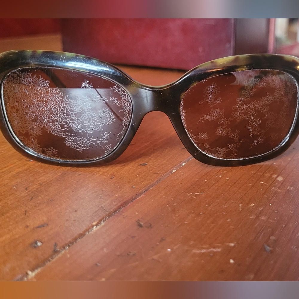 CHANEL Black and Brown Women's Sunglasses